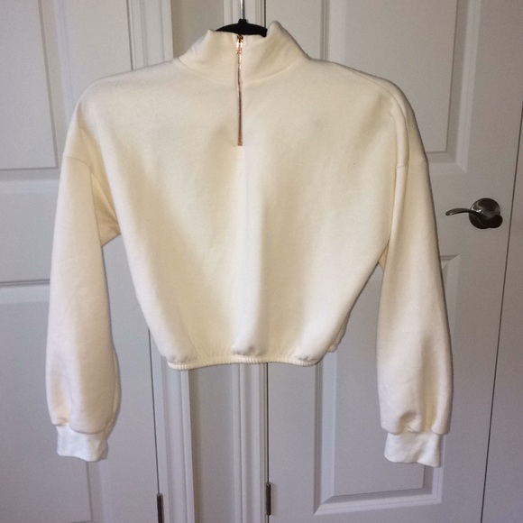Light pink cropped sweater - Picture 1 of 3